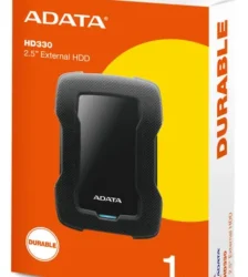 ADATA HD330 Durable USB3.1 External HDD 1TB Black