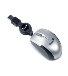 MOUSE GENIUS MICRO TRAVELLER USB SILVER