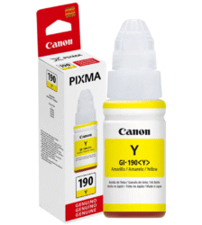 Botella De Tinta Canon Gi-190Y Amarillo 70ml